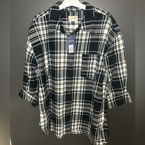 🛍️ 3FOR20 | Universal Thread |‎ Oversized Plaid Button Down | NWT | XL
